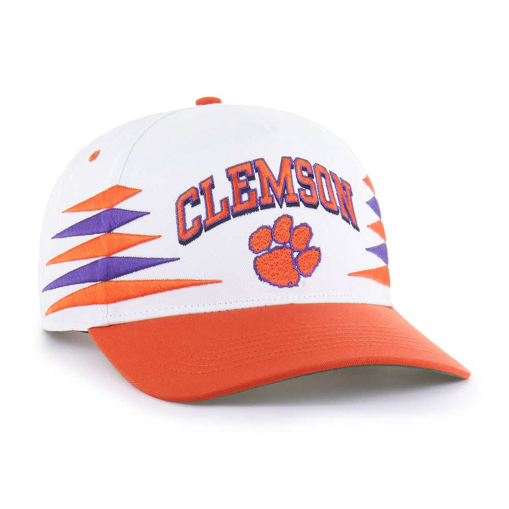 CLEMSON TIGERS DIAMOND CUT '47 HITCH WHITE