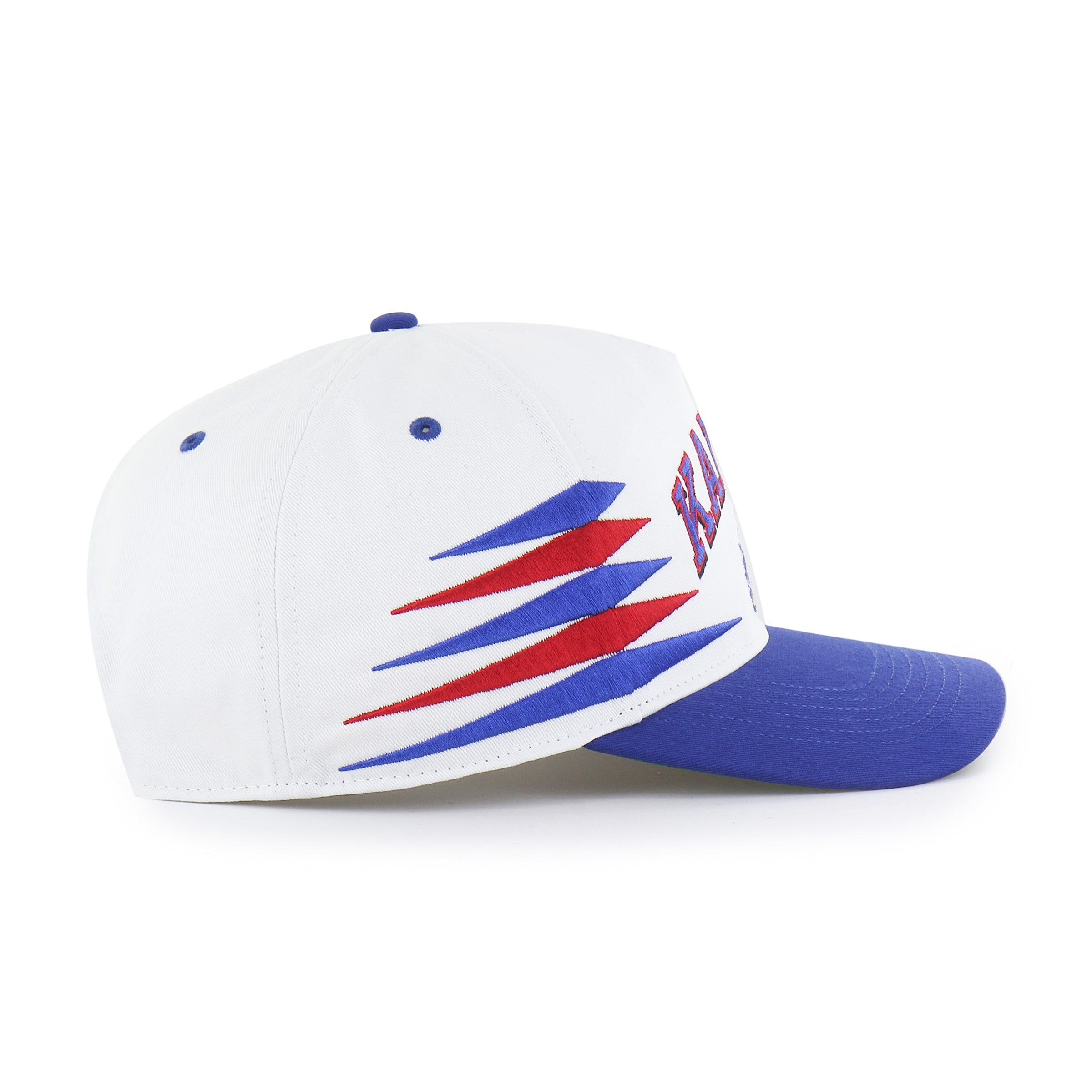 KANSAS JAYHAWKS DIAMOND CUT '47 HITCH WHITE