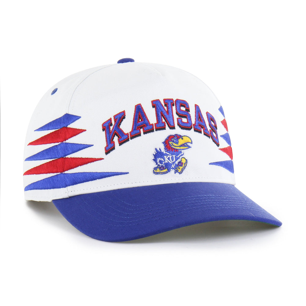 KANSAS JAYHAWKS DIAMOND CUT '47 HITCH WHITE