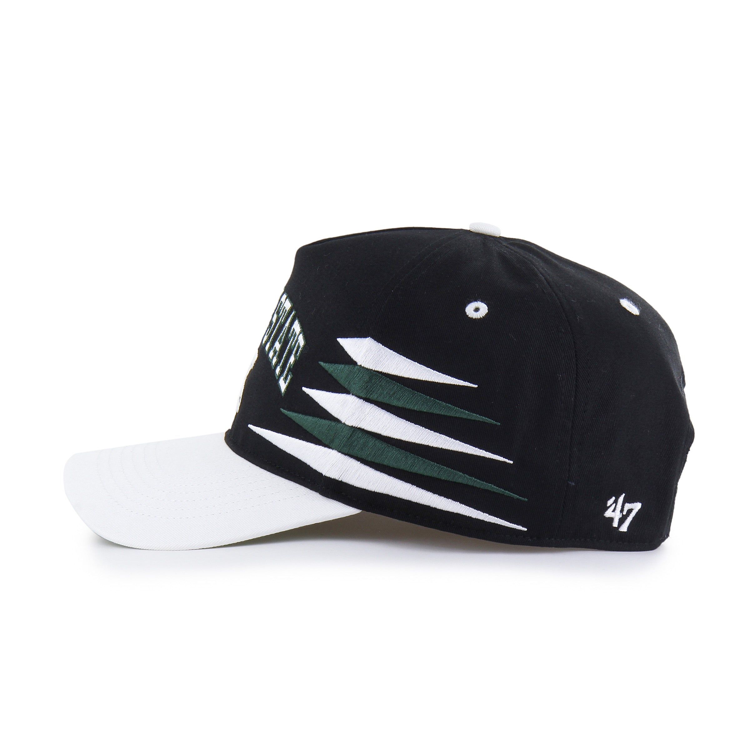 MICHIGAN STATE SPARTANS DIAMOND CUT '47 HITCH BLACK