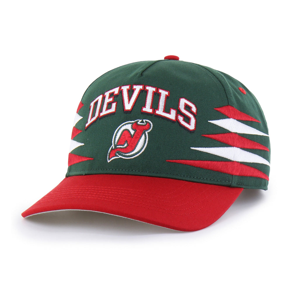 NEW JERSEY DEVILS VINTAGE DIAMOND CUT '47 HITCH DARK GREEN