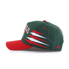 NEW JERSEY DEVILS VINTAGE DIAMOND CUT '47 HITCH DARK GREEN