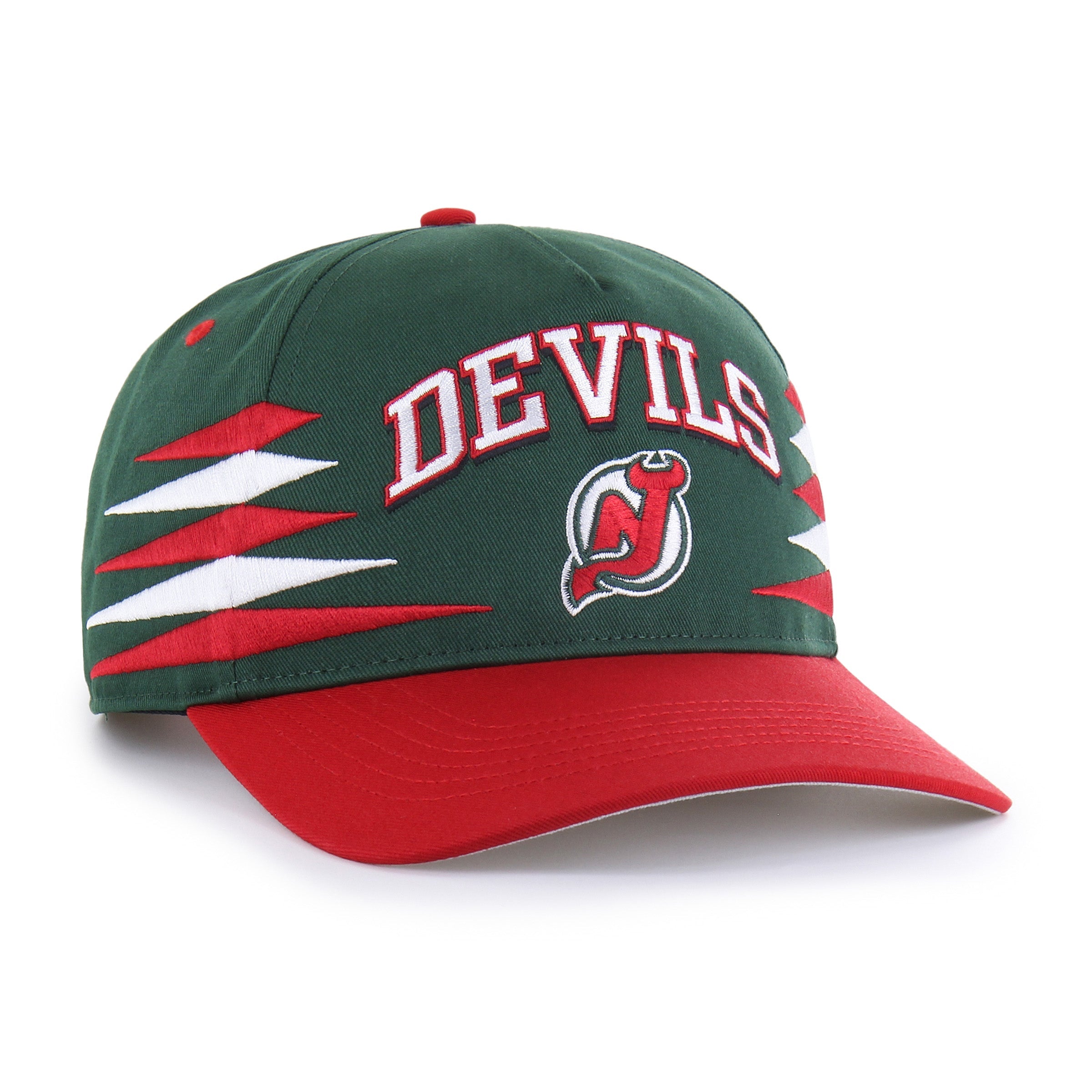 NEW JERSEY DEVILS VINTAGE DIAMOND CUT '47 HITCH DARK GREEN