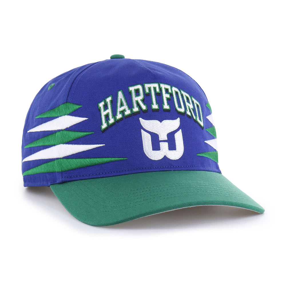 HARTFORD WHALERS VINTAGE DIAMOND CUT '47 HITCH ROYAL