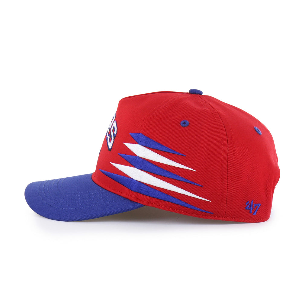 PHILADELPHIA 76ERS DIAMOND CUT '47 HITCH RED