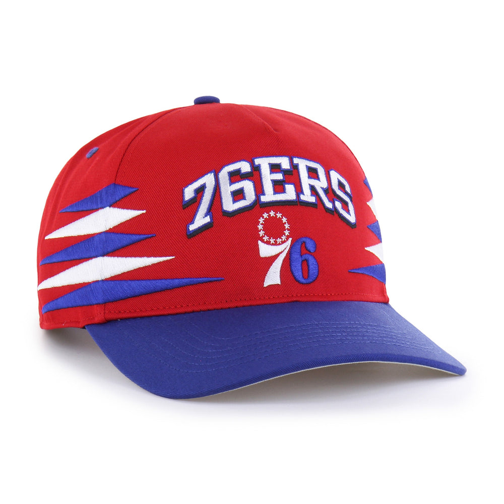 PHILADELPHIA 76ERS DIAMOND CUT '47 HITCH RED