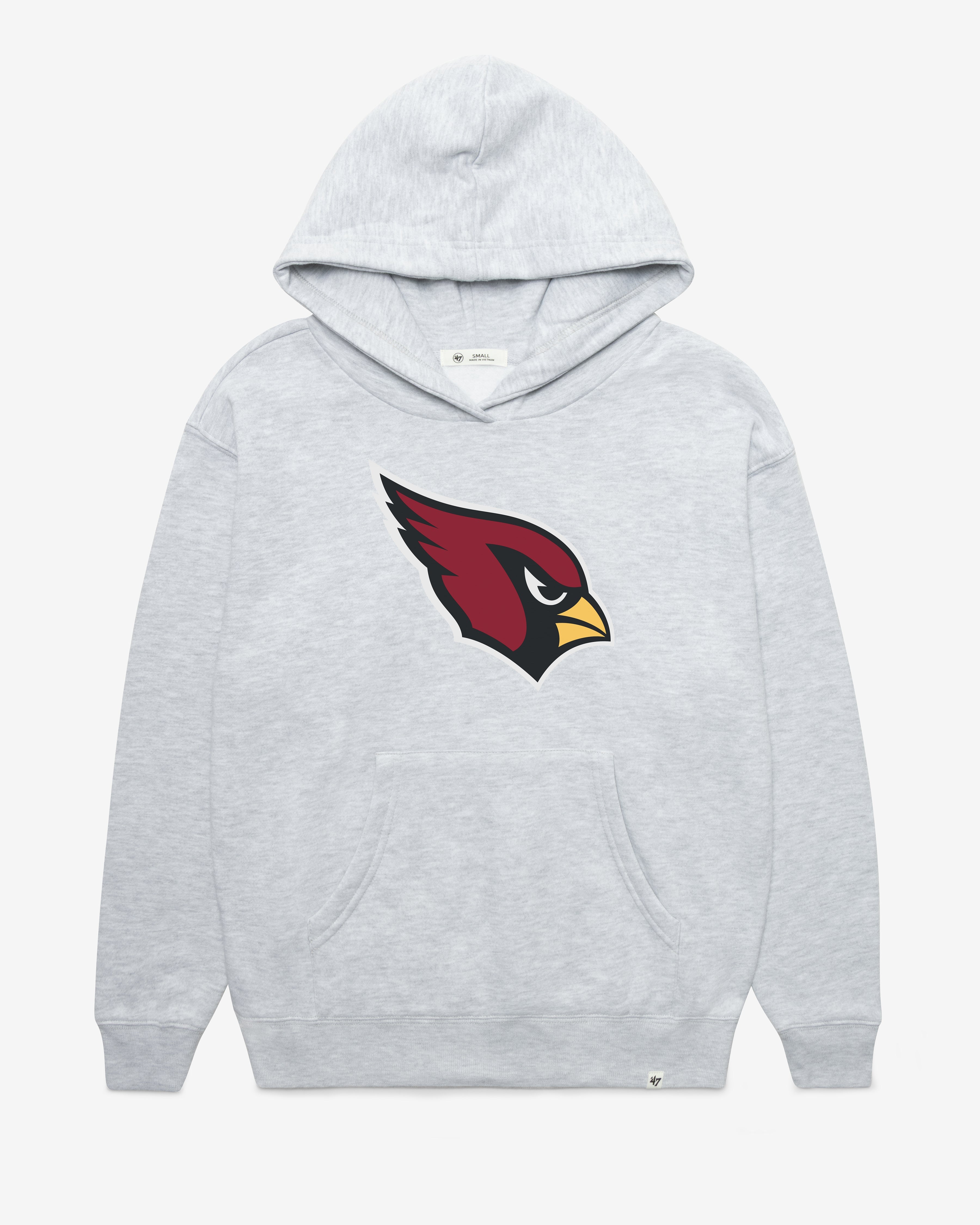 ARIZONA CARDINALS IMPRINT '47 NAOMI HOOD WOMENS RELAY GREY