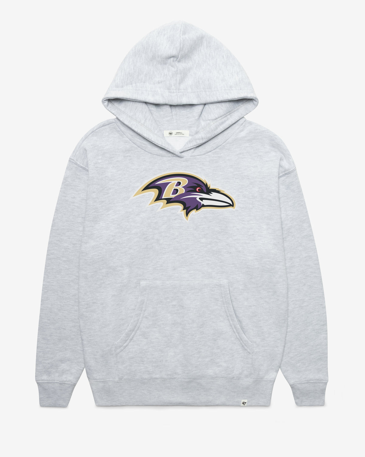 BALTIMORE RAVENS IMPRINT '47 NAOMI HOOD WOMENS RELAY GREY