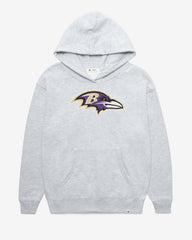 BALTIMORE RAVENS IMPRINT '47 NAOMI HOOD WOMENS RELAY GREY
