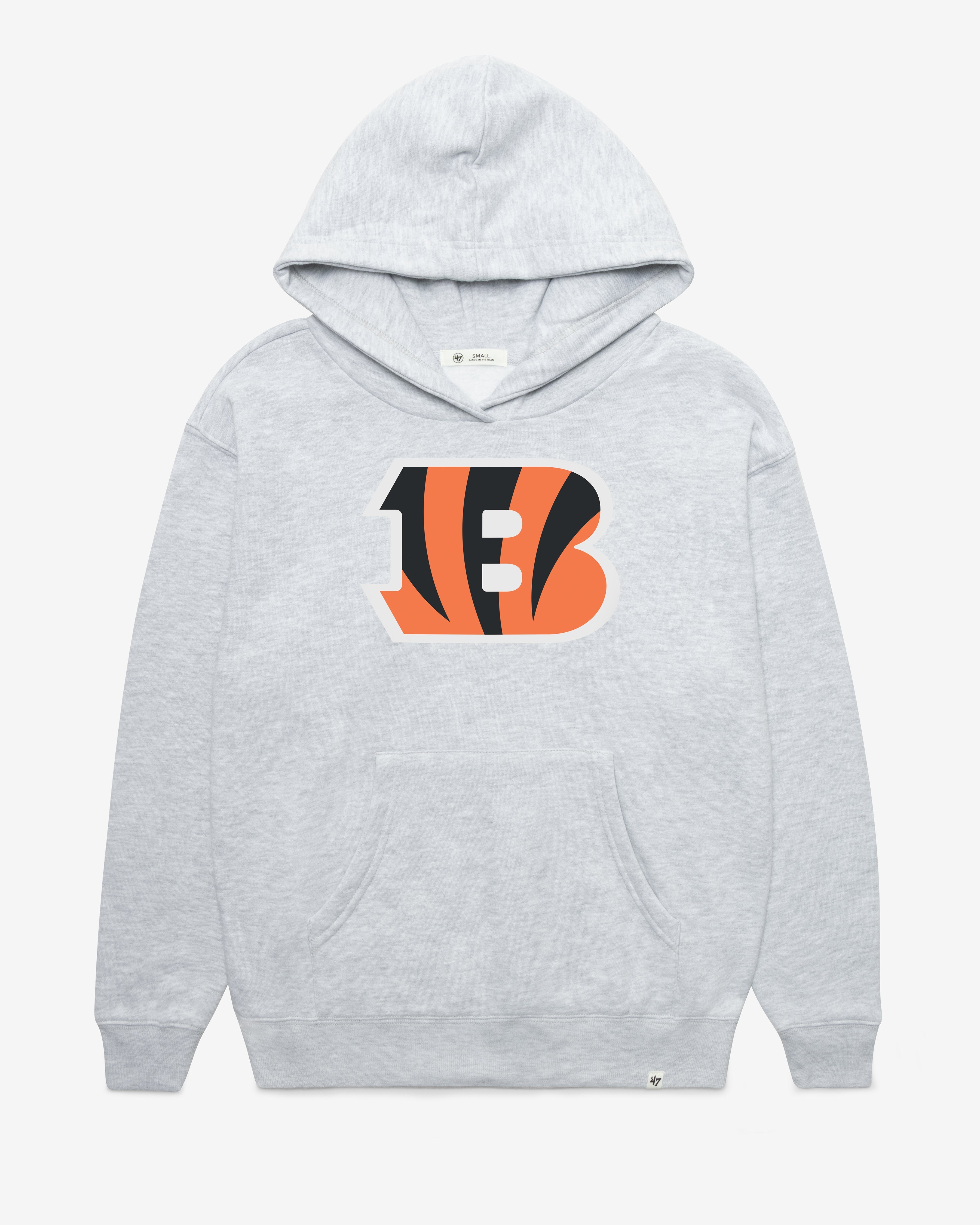 CINCINNATI BENGALS IMPRINT '47 NAOMI HOOD WOMENS RELAY GREY