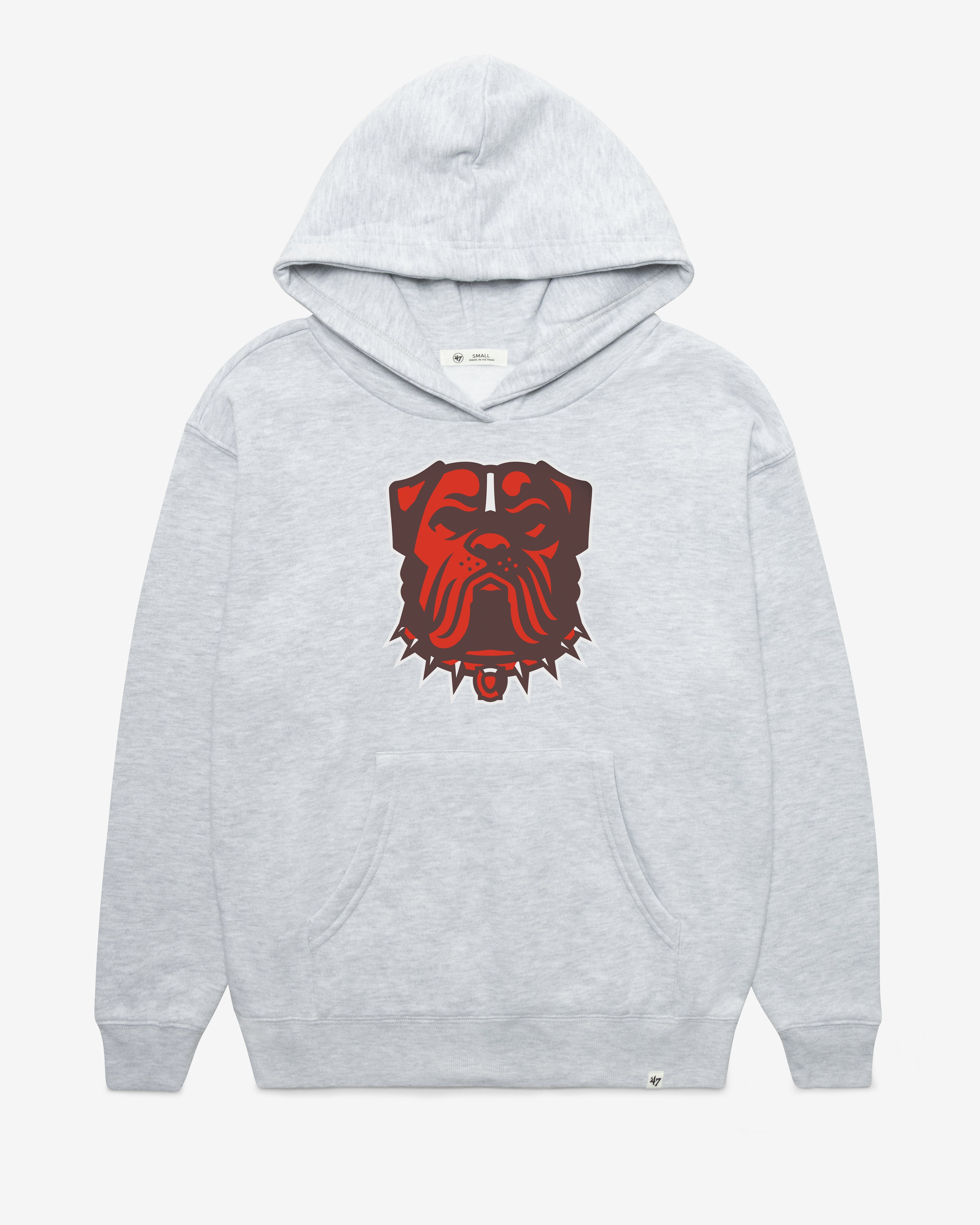 CLEVELAND BROWNS IMPRINT '47 NAOMI HOOD WOMENS RELAY GREY