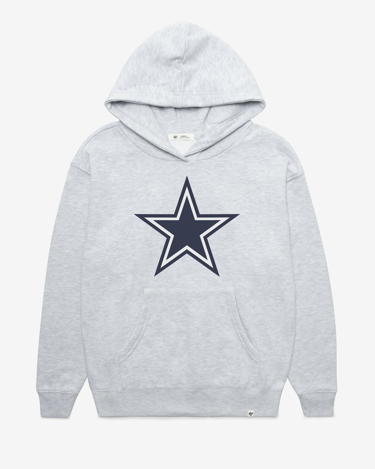 DALLAS COWBOYS IMPRINT '47 NAOMI HOOD WOMENS RELAY GREY