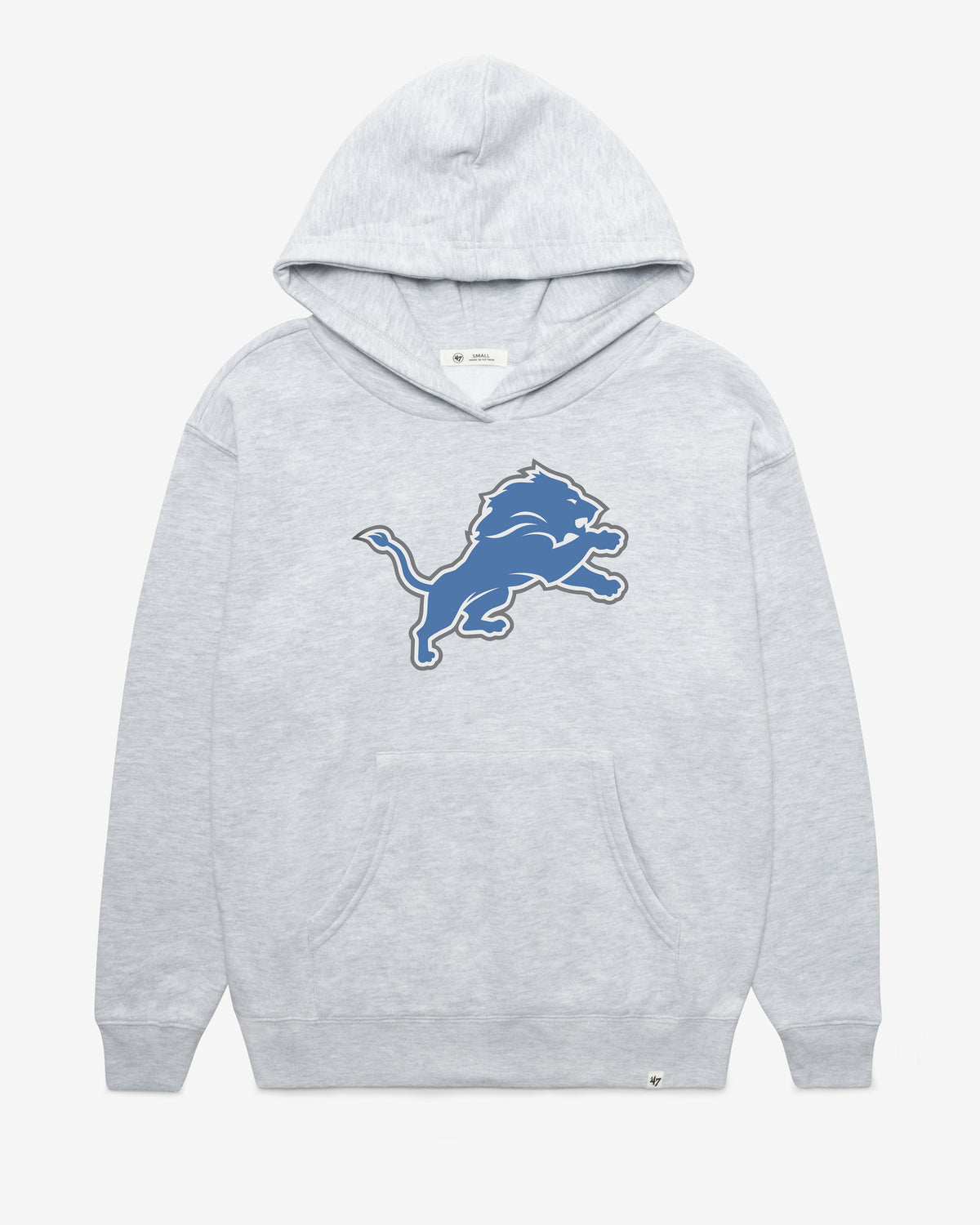 DETROIT LIONS IMPRINT '47 NAOMI HOOD WOMENS RELAY GREY