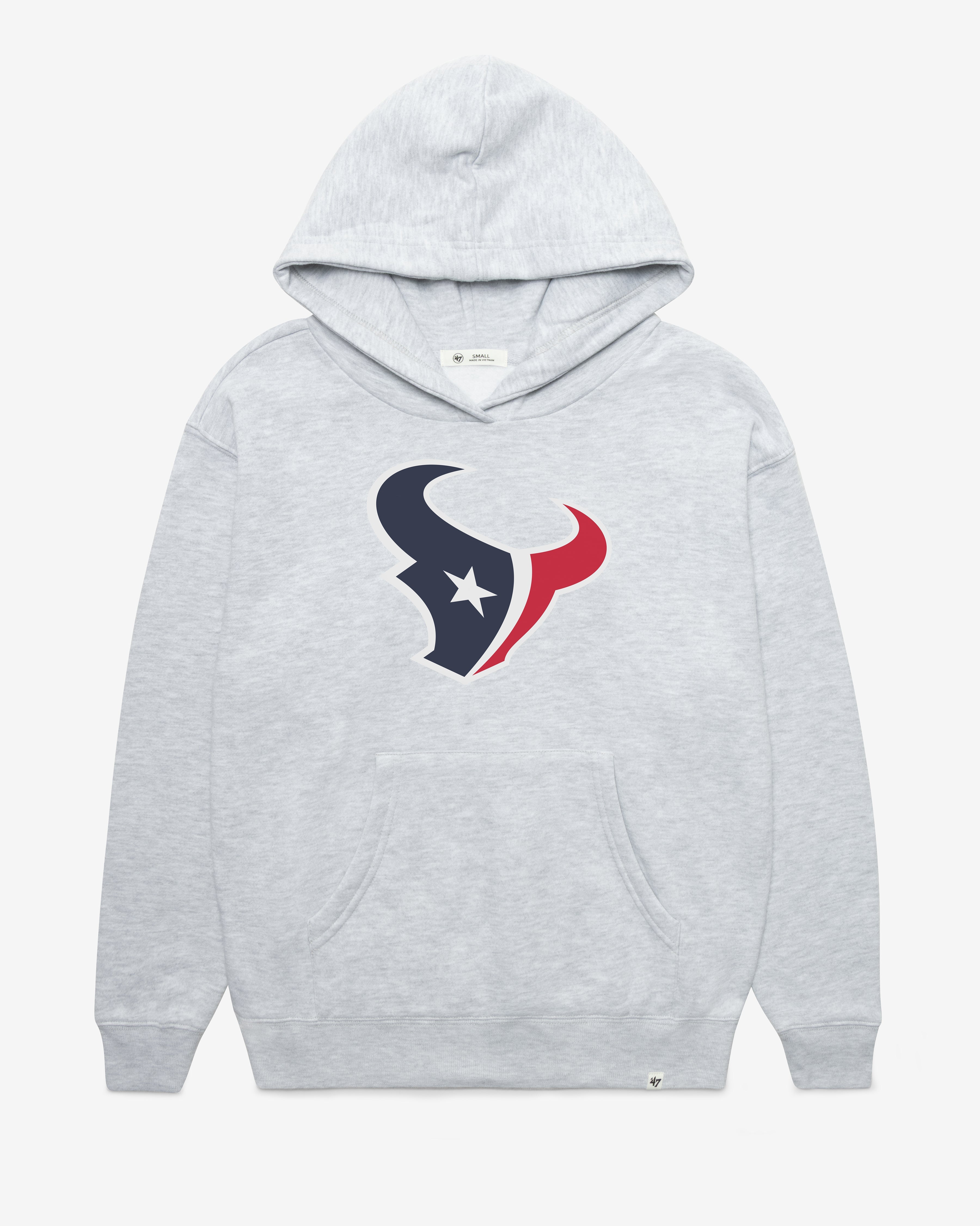 HOUSTON TEXANS IMPRINT '47 NAOMI HOOD WOMENS RELAY GREY