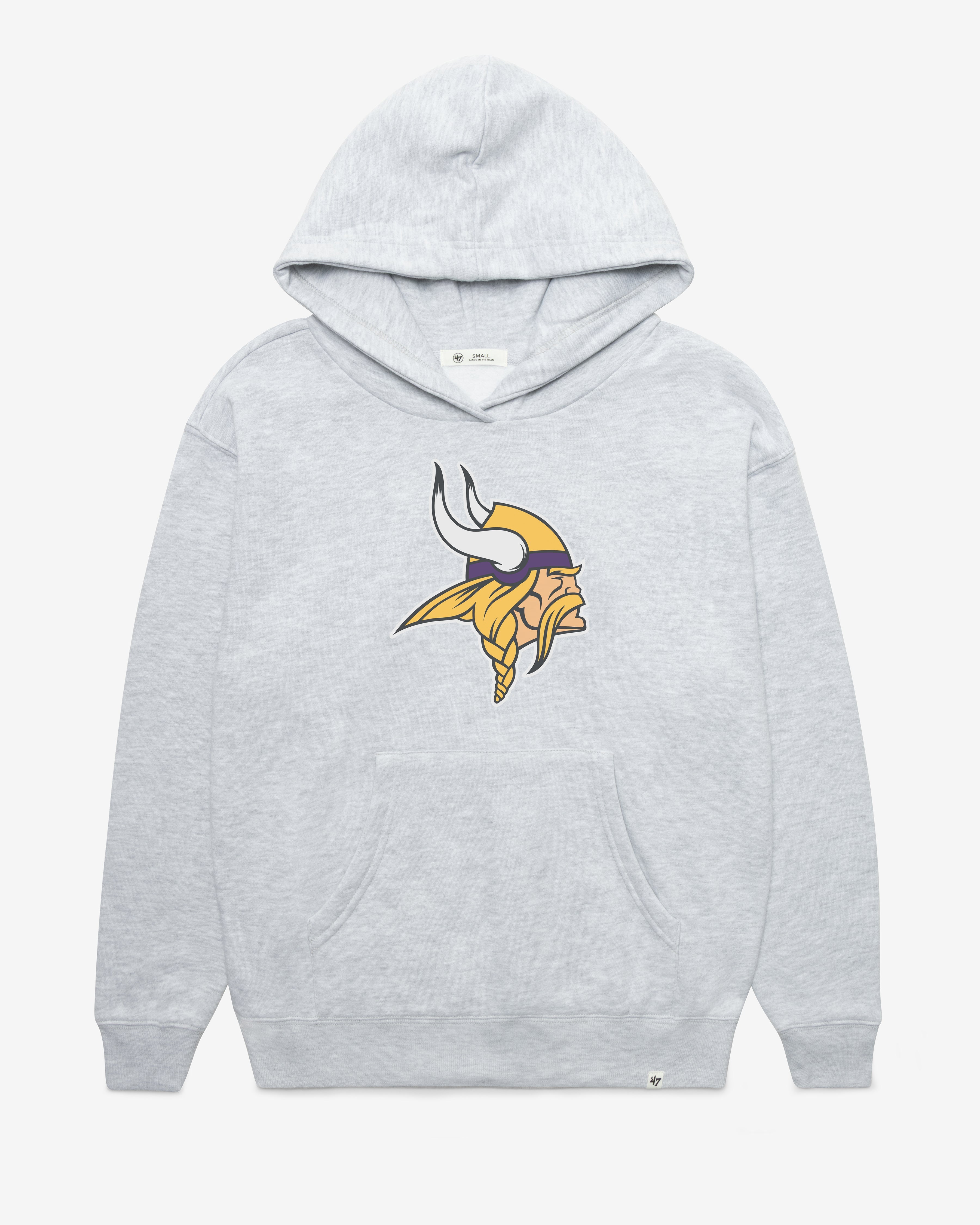 MINNESOTA VIKINGS IMPRINT '47 NAOMI HOOD WOMENS RELAY GREY