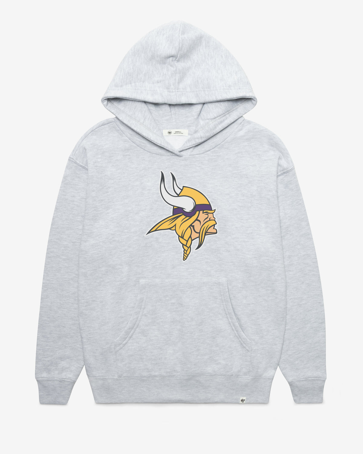 MINNESOTA VIKINGS IMPRINT '47 NAOMI HOOD WOMENS RELAY GREY