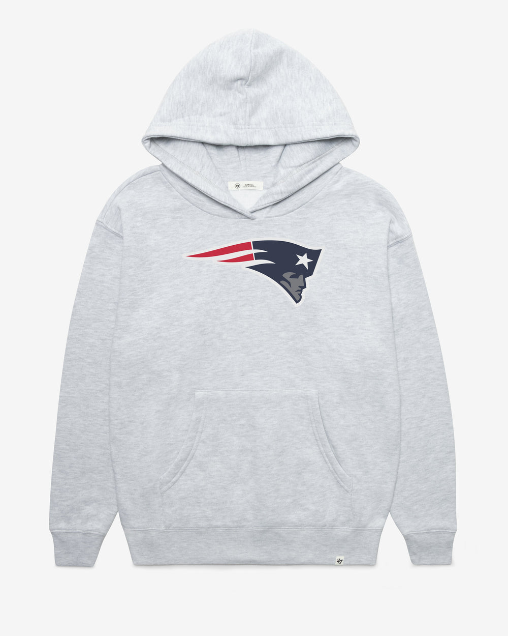 NEW ENGLAND PATRIOTS IMPRINT '47 NAOMI HOOD WOMENS RELAY GREY