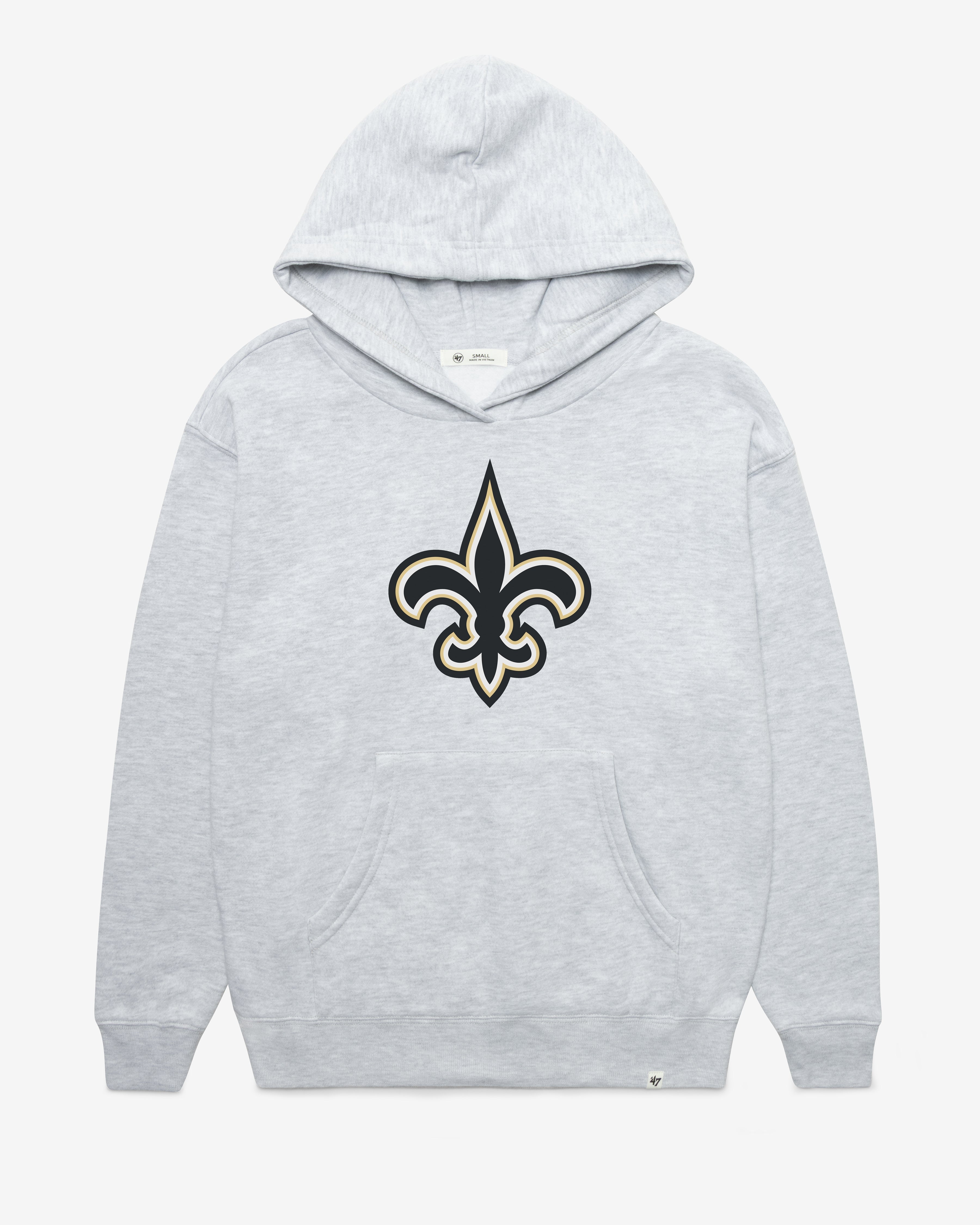 NEW ORLEANS SAINTS IMPRINT '47 NAOMI HOOD WOMENS RELAY GREY