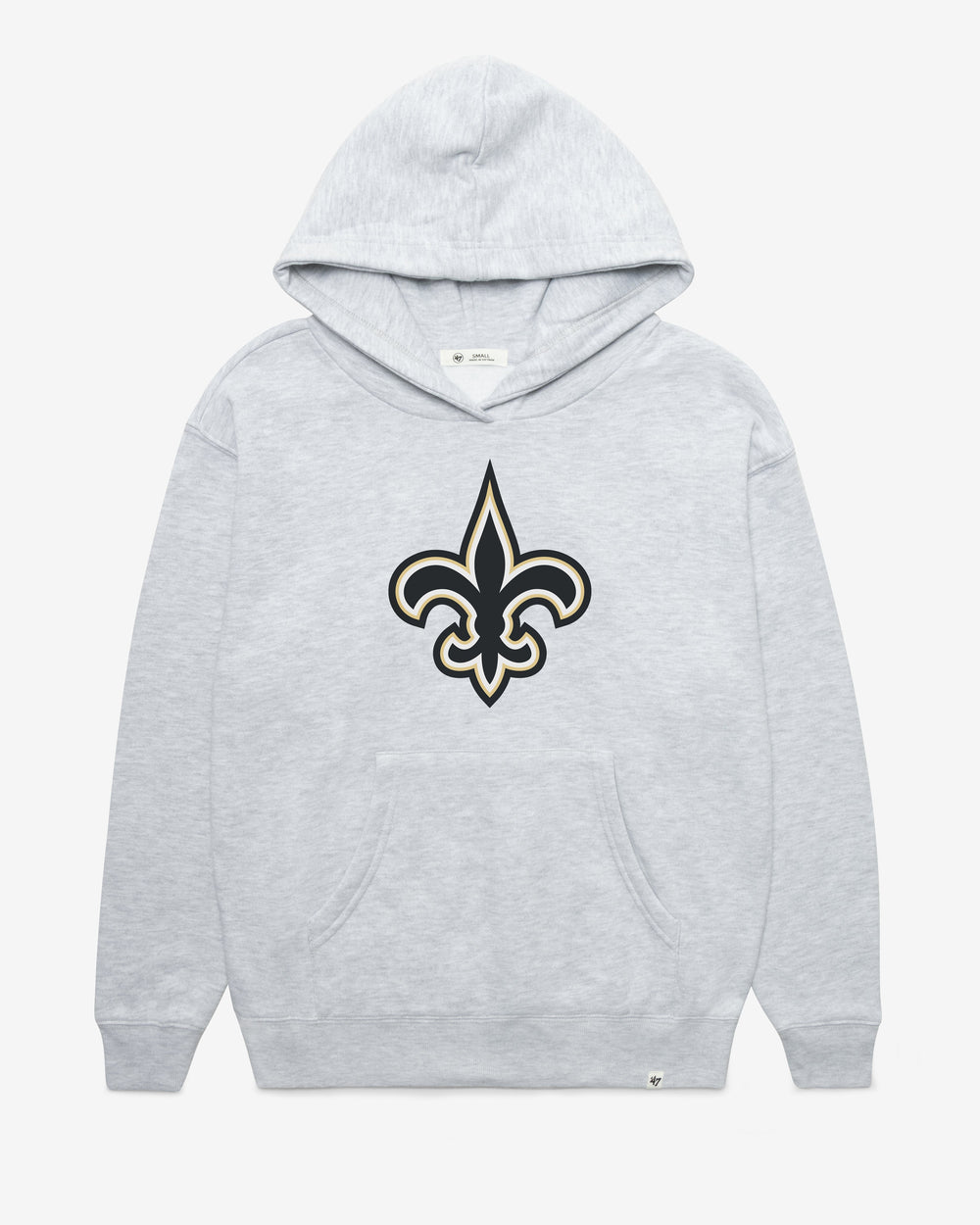 NEW ORLEANS SAINTS IMPRINT '47 NAOMI HOOD WOMENS RELAY GREY