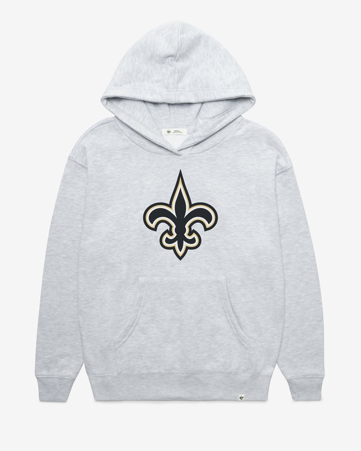 NEW ORLEANS SAINTS IMPRINT '47 NAOMI HOOD WOMENS RELAY GREY