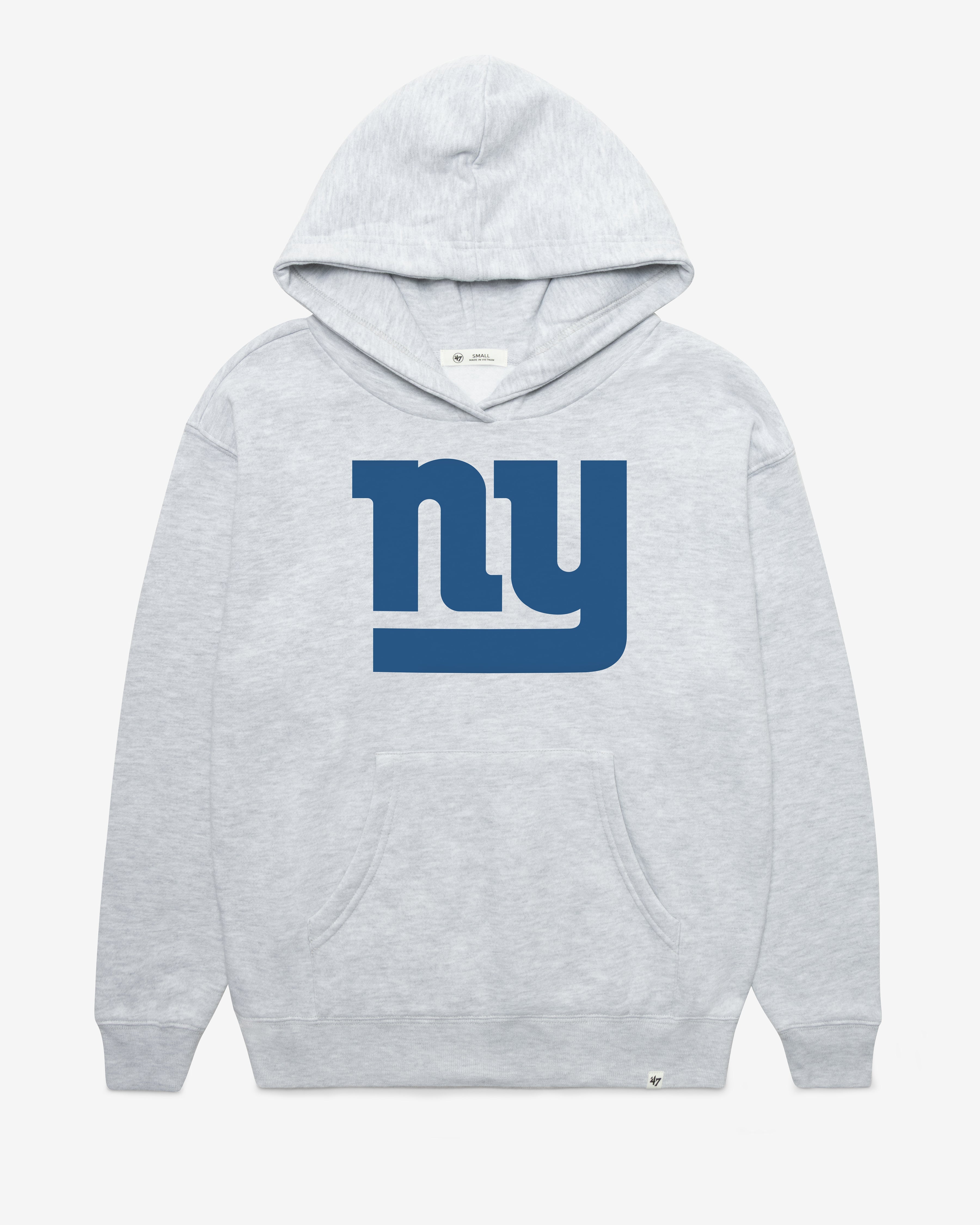 NEW YORK GIANTS IMPRINT '47 NAOMI HOOD WOMENS RELAY GREY