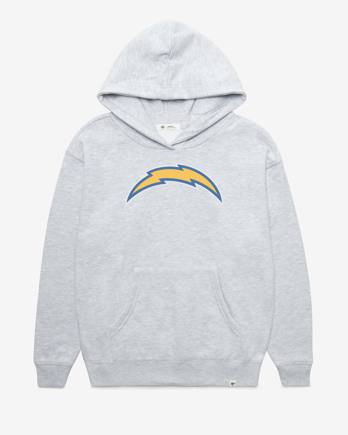LOS ANGELES CHARGERS IMPRINT '47 NAOMI HOOD WOMENS RELAY GREY