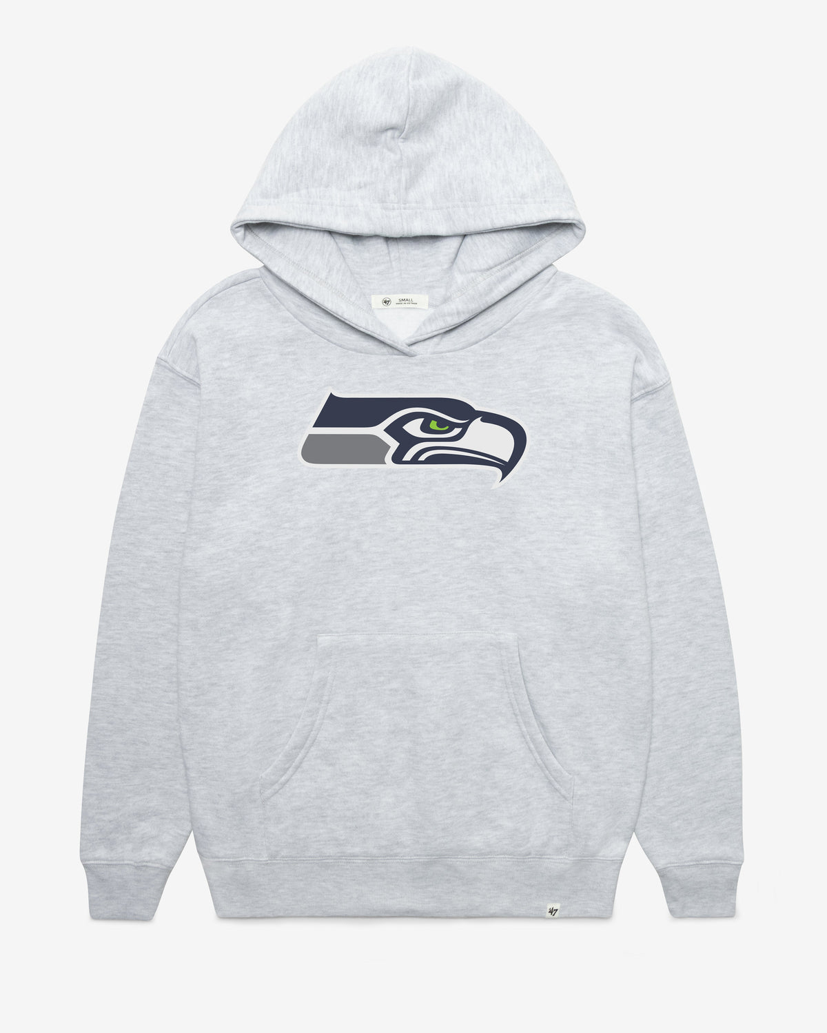 SEATTLE SEAHAWKS IMPRINT '47 NAOMI HOOD WOMENS RELAY GREY
