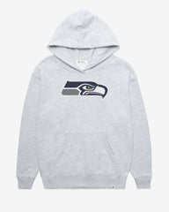 SEATTLE SEAHAWKS IMPRINT '47 NAOMI HOOD WOMENS RELAY GREY