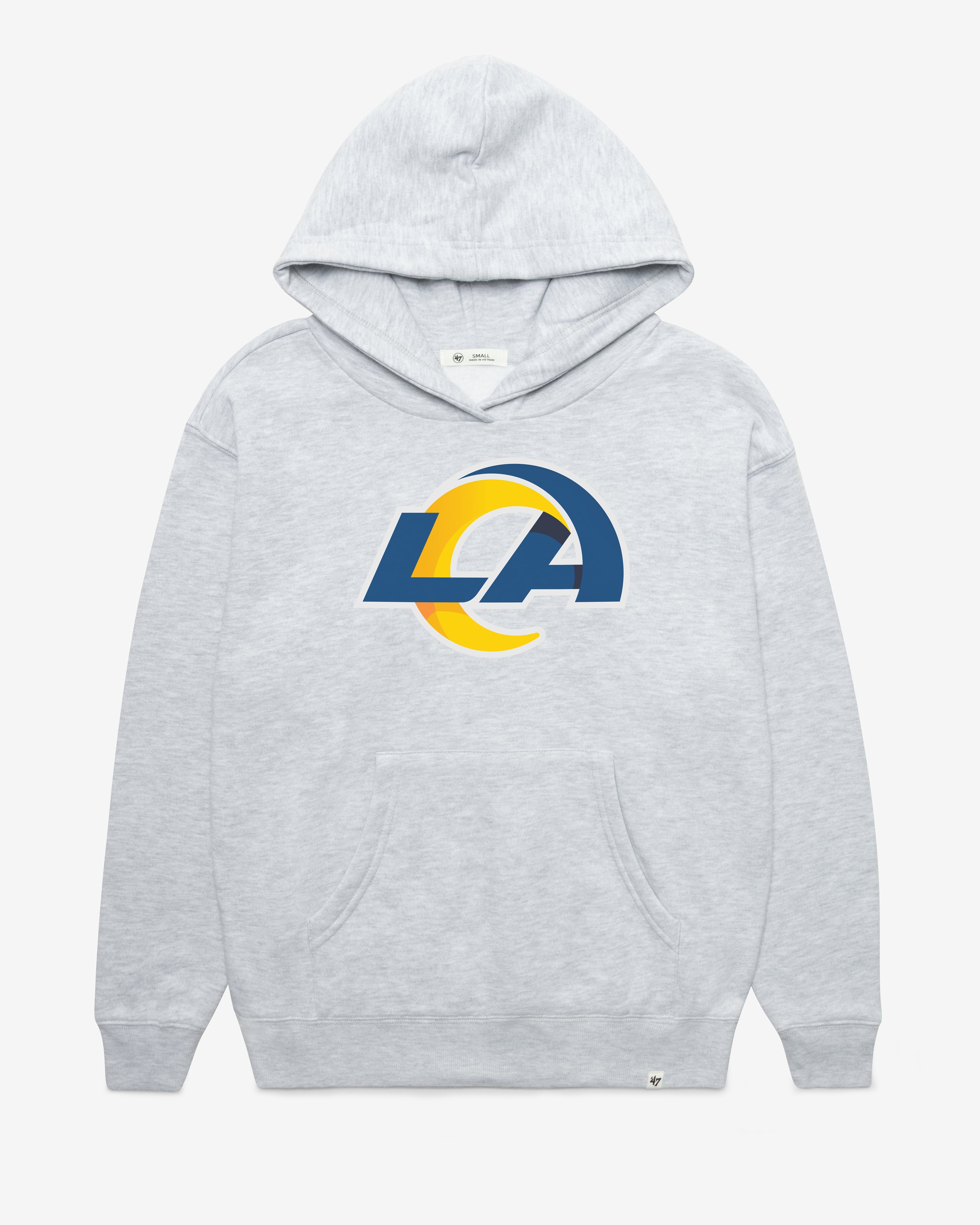 LOS ANGELES RAMS IMPRINT '47 NAOMI HOOD WOMENS RELAY GREY