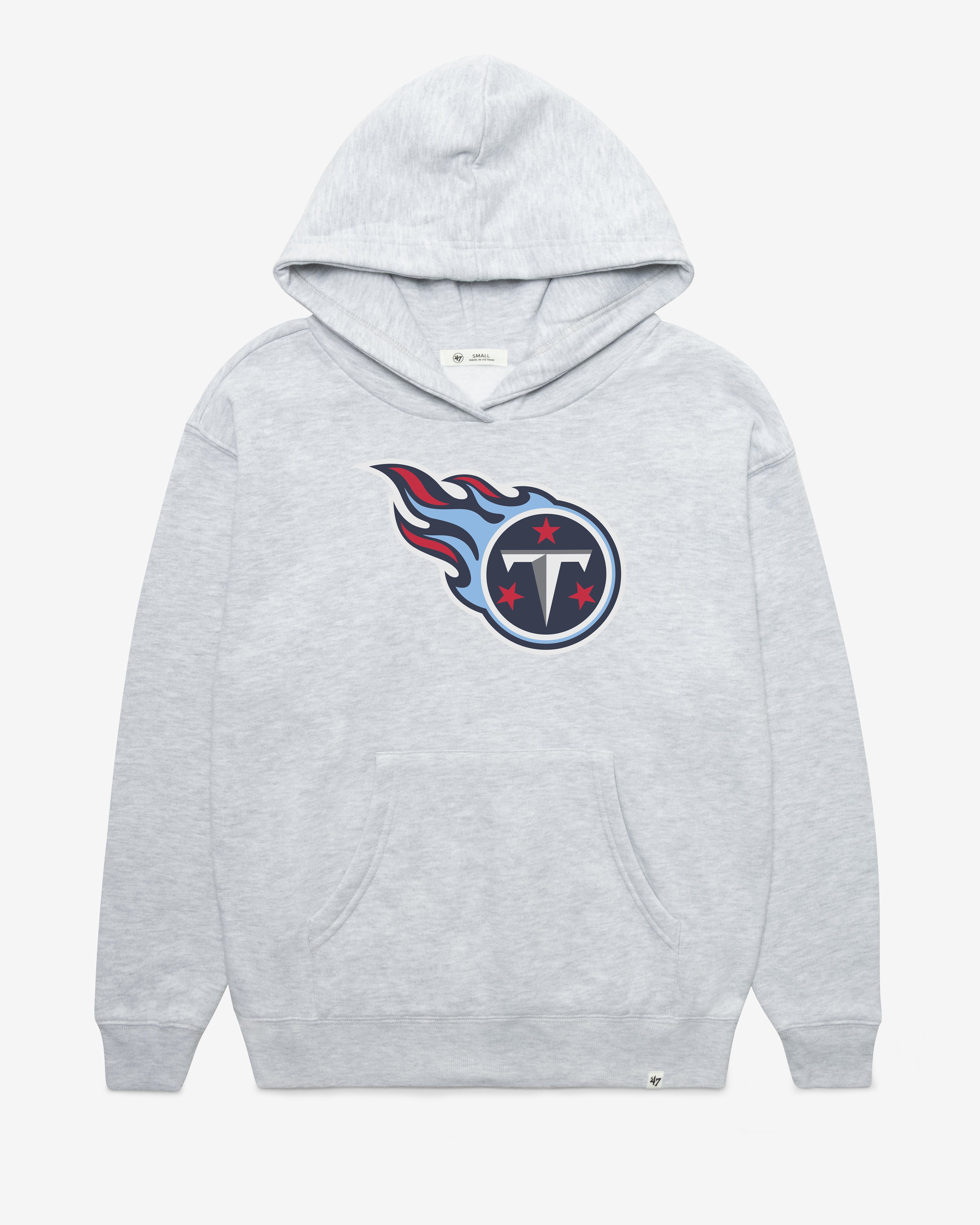 TENNESSEE TITANS IMPRINT '47 NAOMI HOOD WOMENS RELAY GREY