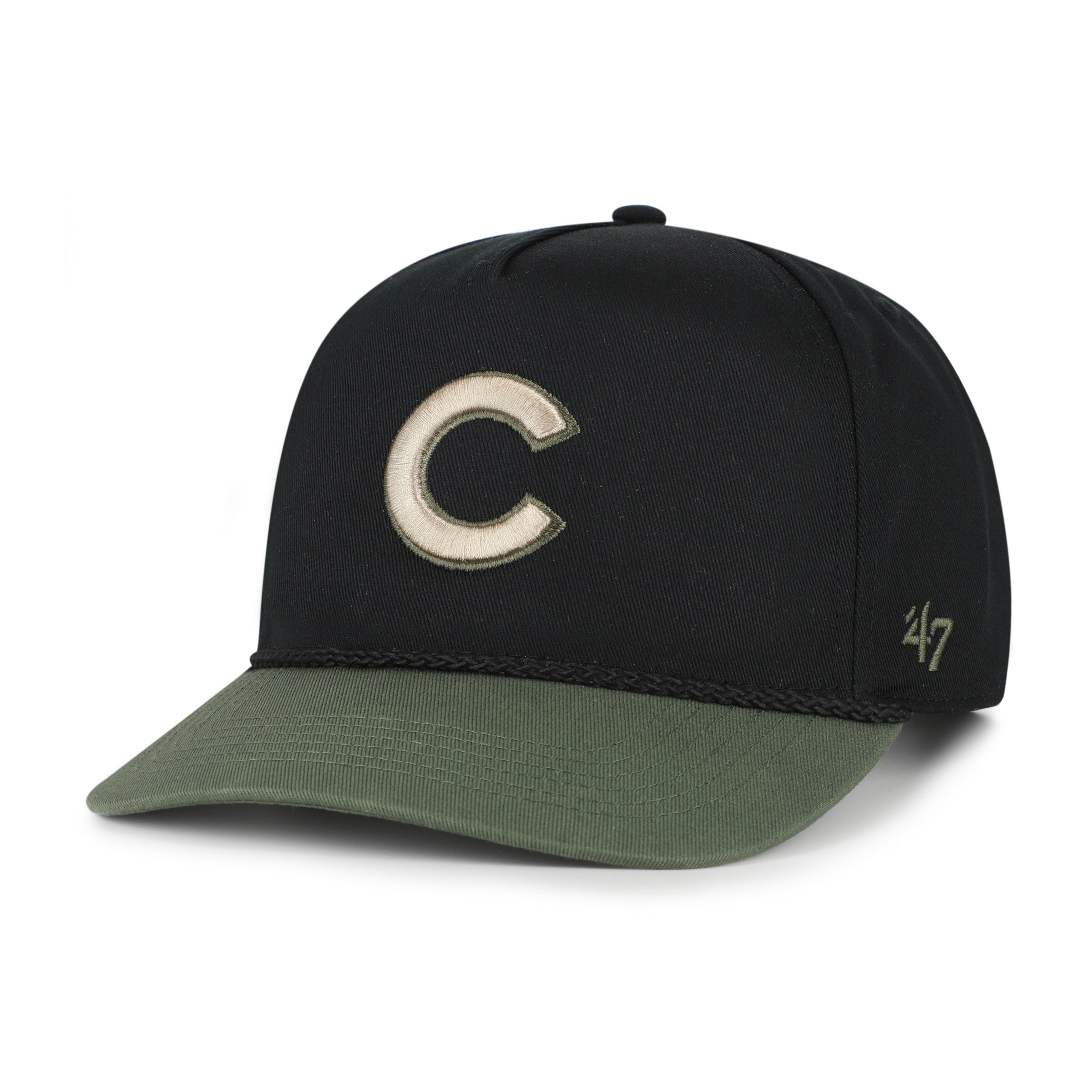 CHICAGO CUBS KHAKI ACCENTS '47 HITCH BLACK