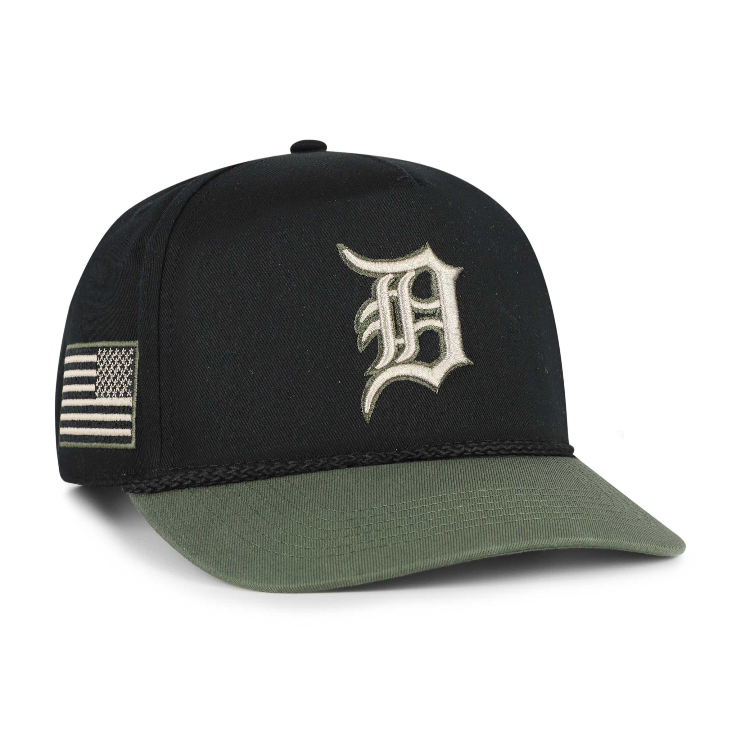 DETROIT TIGERS KHAKI ACCENTS '47 HITCH BLACK