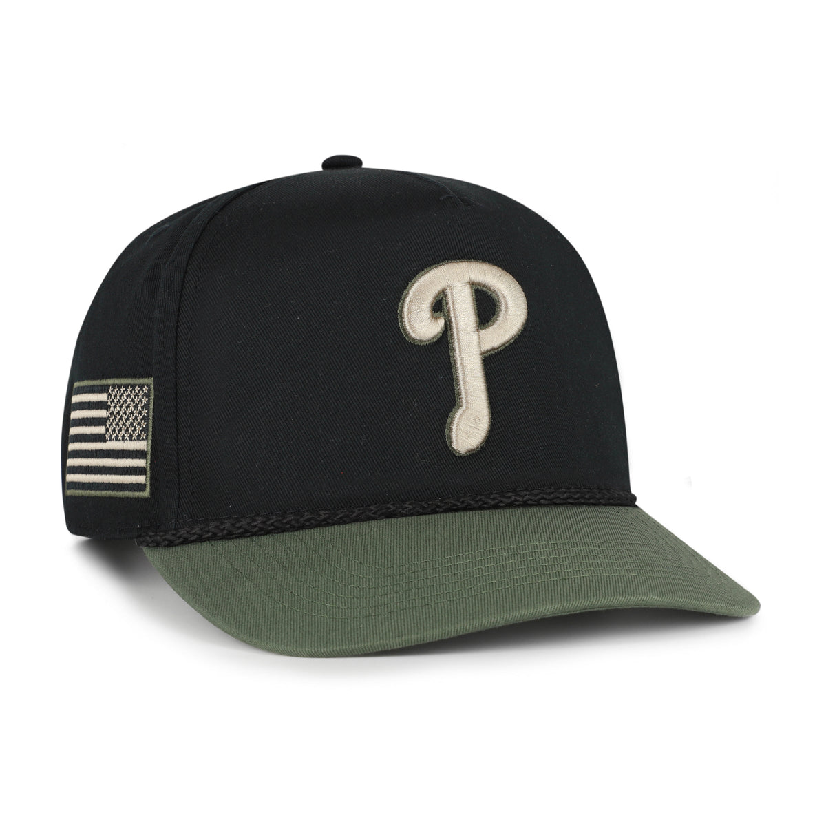 PHILADELPHIA PHILLIES KHAKI ACCENTS '47 HITCH BLACK