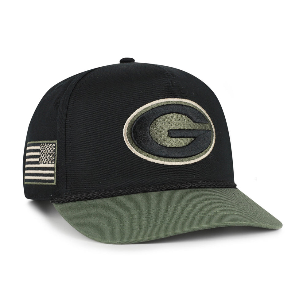 GEORGIA BULLDOGS KHAKI ACCENTS '47 HITCH BLACK