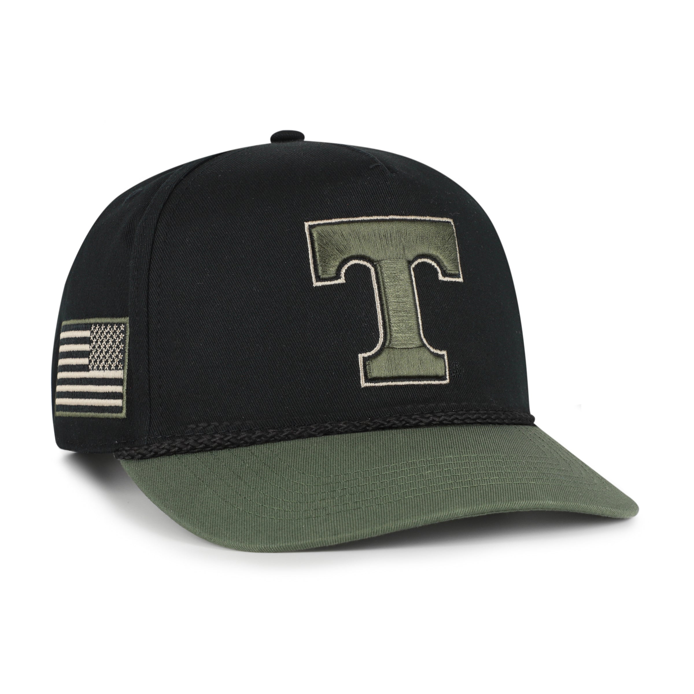 TENNESSEE VOLUNTEERS KHAKI ACCENTS '47 HITCH BLACK