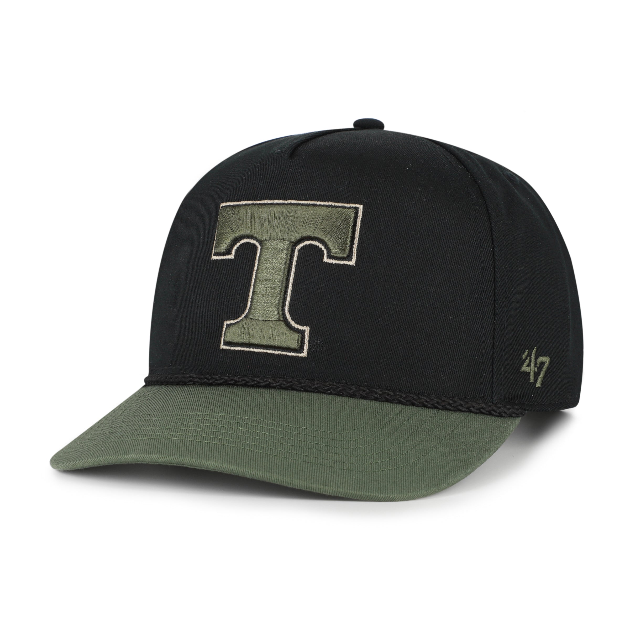 TENNESSEE VOLUNTEERS KHAKI ACCENTS '47 HITCH BLACK