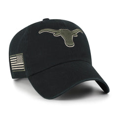 TEXAS LONGHORNS KHAKI ACCENTS '47 CLEAN UP BLACK