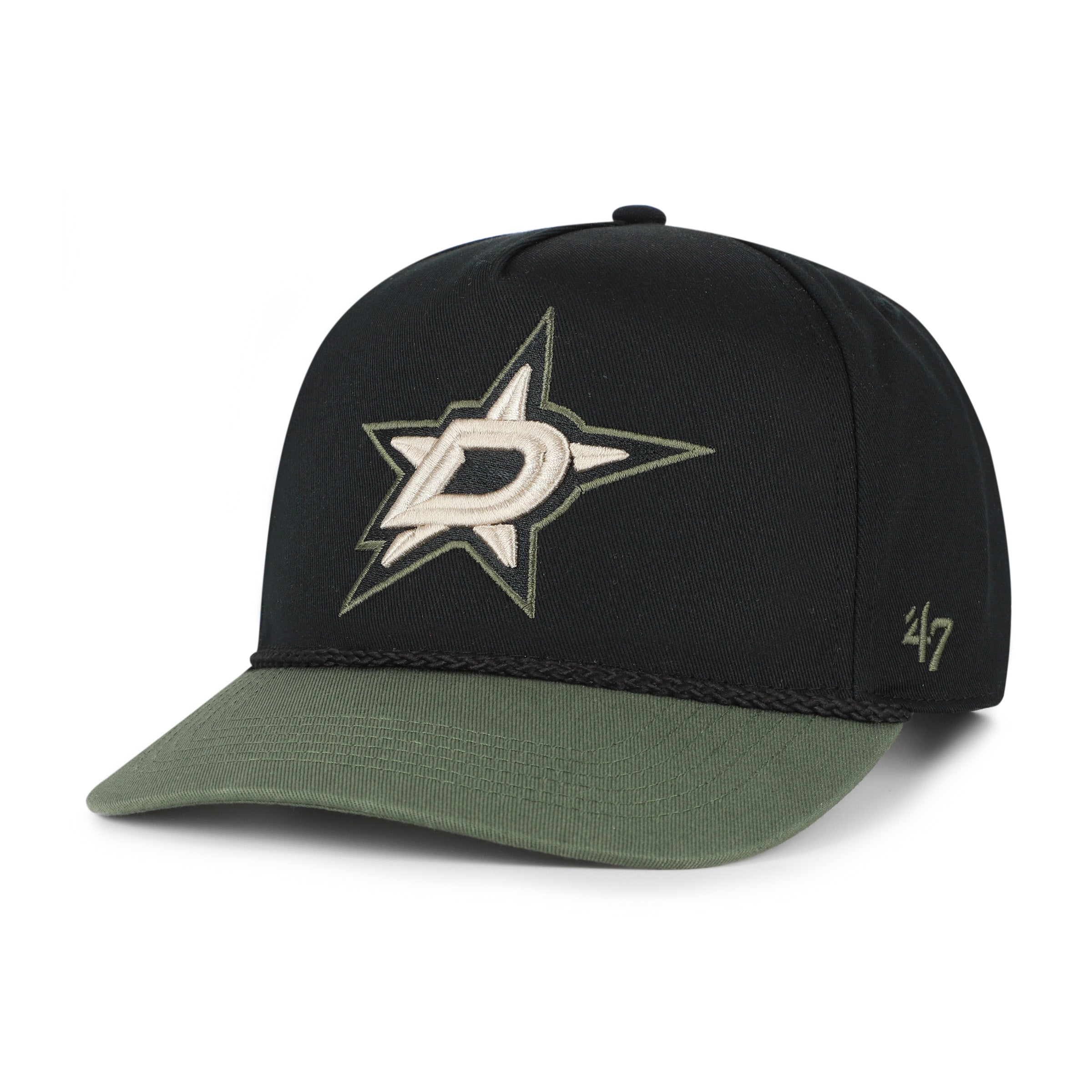 DALLAS STARS KHAKI ACCENTS '47 HITCH BLACK
