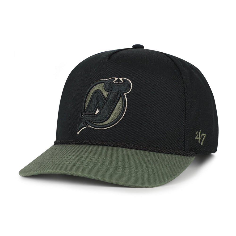 NEW JERSEY DEVILS KHAKI ACCENTS '47 HITCH BLACK