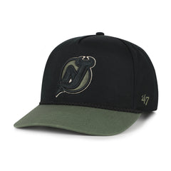 NEW JERSEY DEVILS KHAKI ACCENTS '47 HITCH BLACK