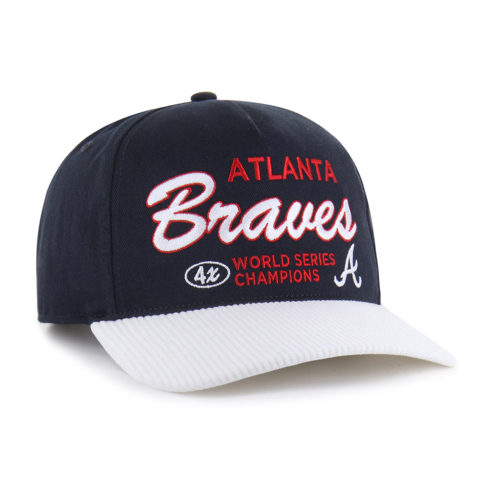 ATLANTA BRAVES COOPERSTOWN WORLD SERIES MULTI TIME '47 HITCH RF RELAXED FIT NAVY