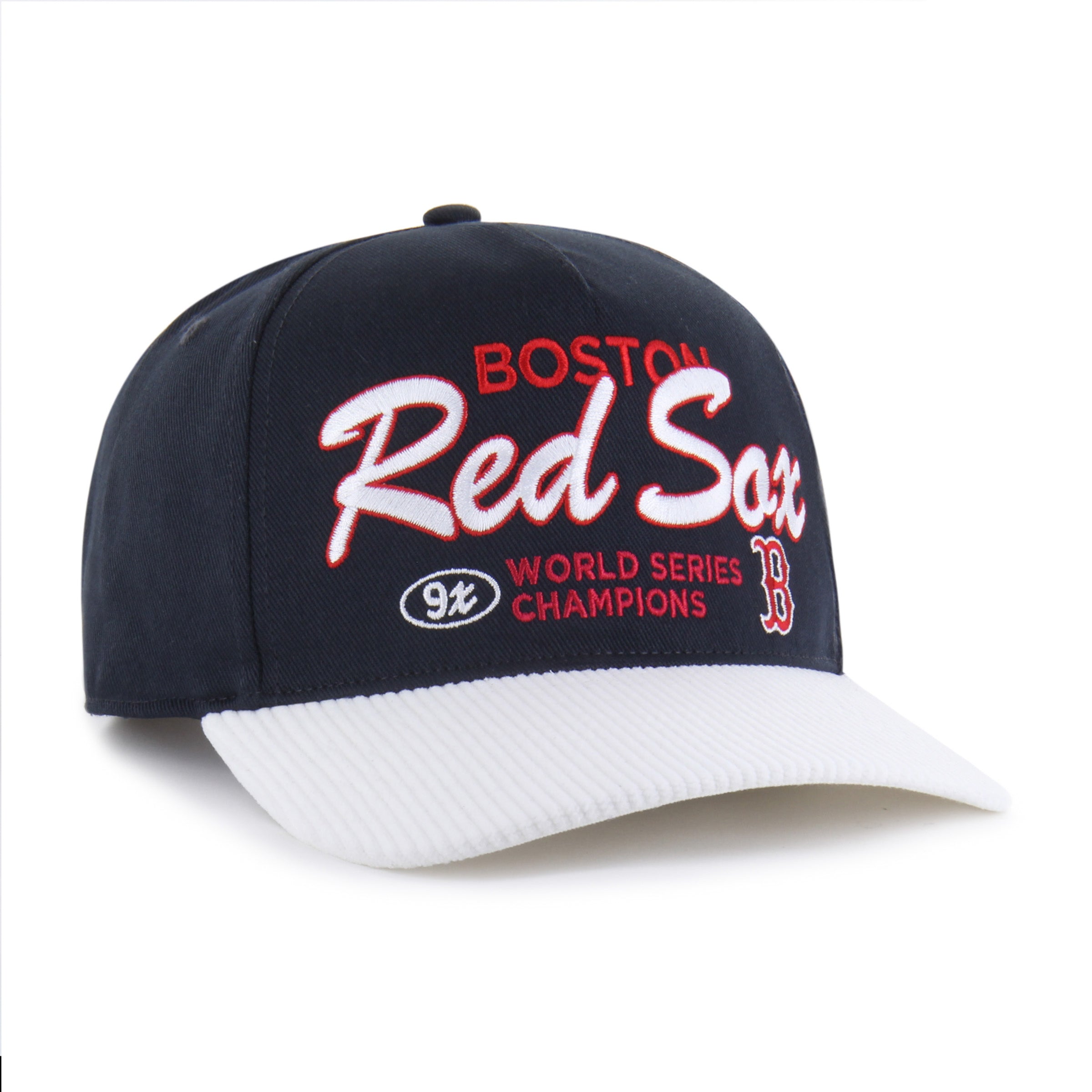 BOSTON RED SOX COOPERSTOWN WORLD SERIES MULTI TIME '47 HITCH RF RELAXED FIT NAVY