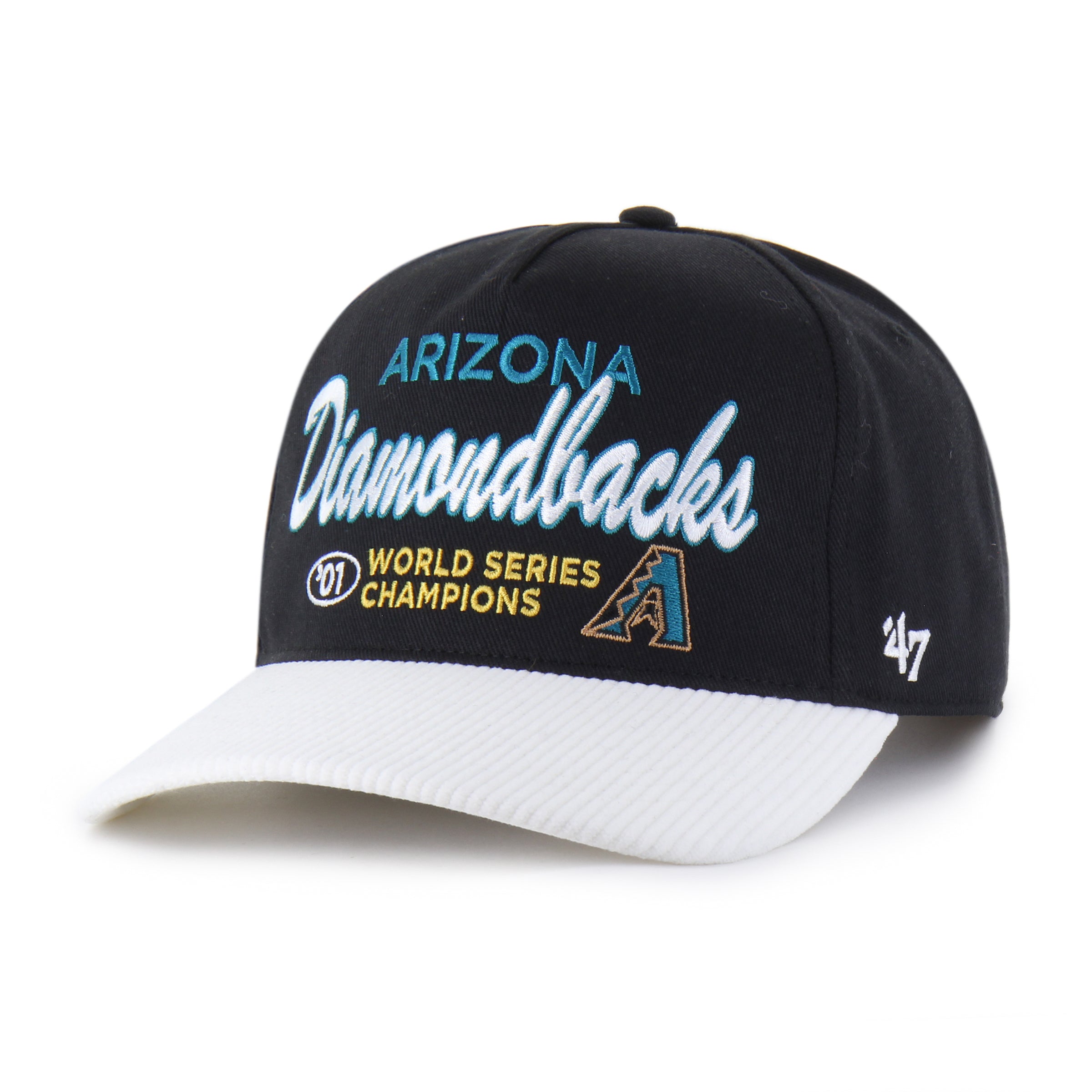 ARIZONA DIAMONDBACKS COOPERSTOWN WORLD SERIES MULTI TIME '47 HITCH RF RELAXED FIT BLACK