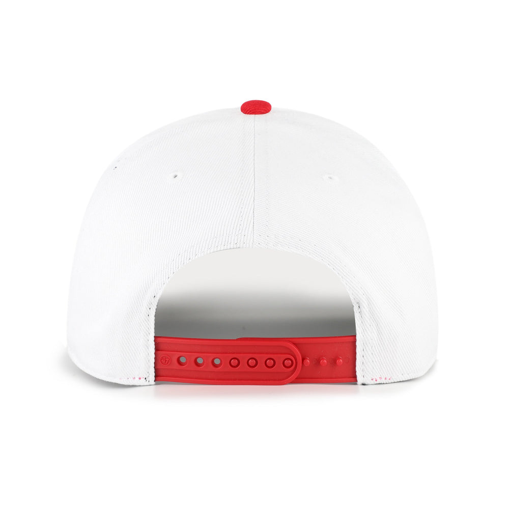 NEBRASKA CORNHUSKERS PRIME PLAY '47 HITCH WHITE