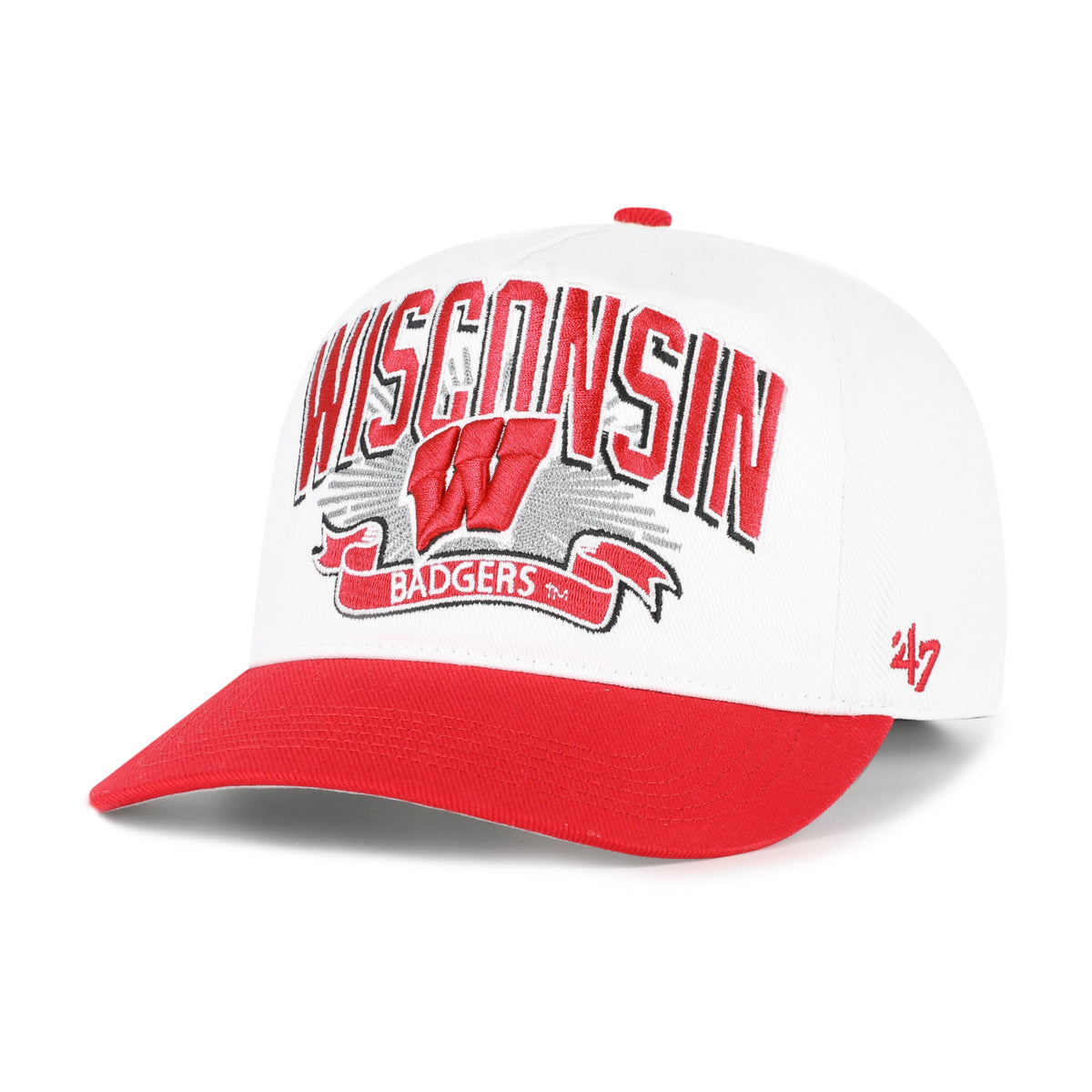 WISCONSIN BADGERS PRIME PLAY '47 HITCH YOUTH WHITE