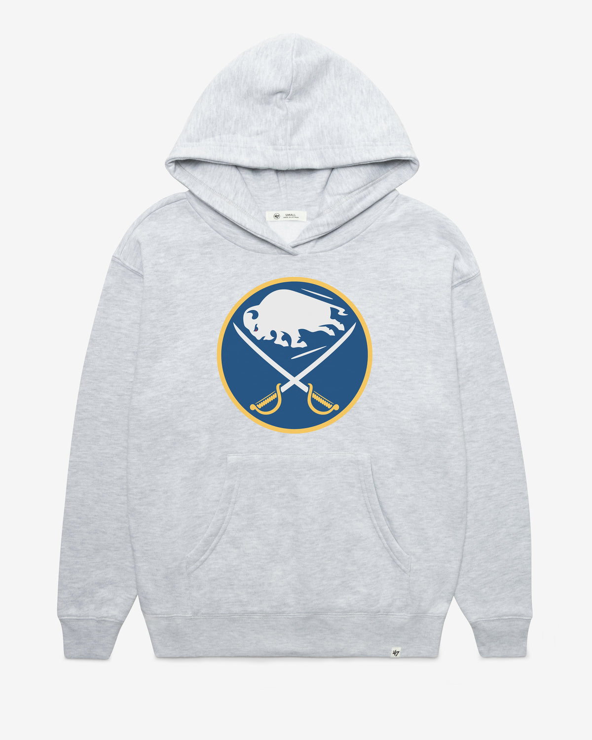 BUFFALO SABRES IMPRINT '47 NAOMI HOOD WOMENS RELAY GREY