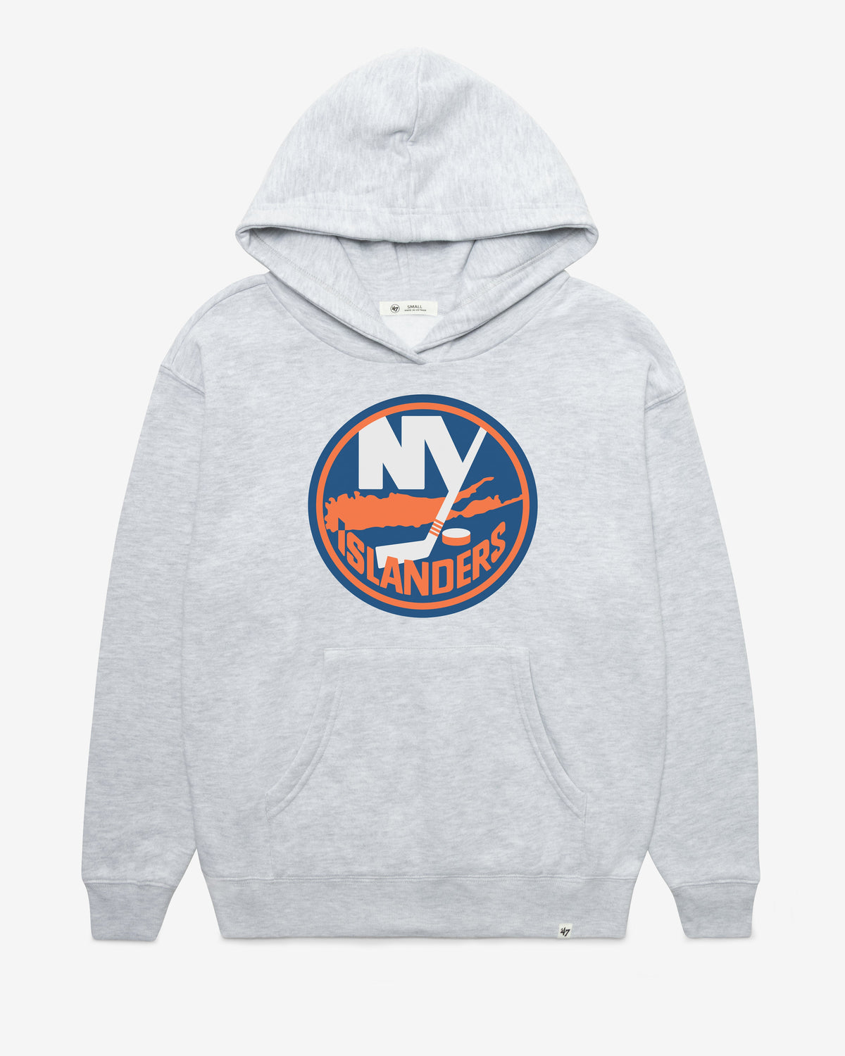 NEW YORK ISLANDERS IMPRINT '47 NAOMI HOOD WOMENS RELAY GREY