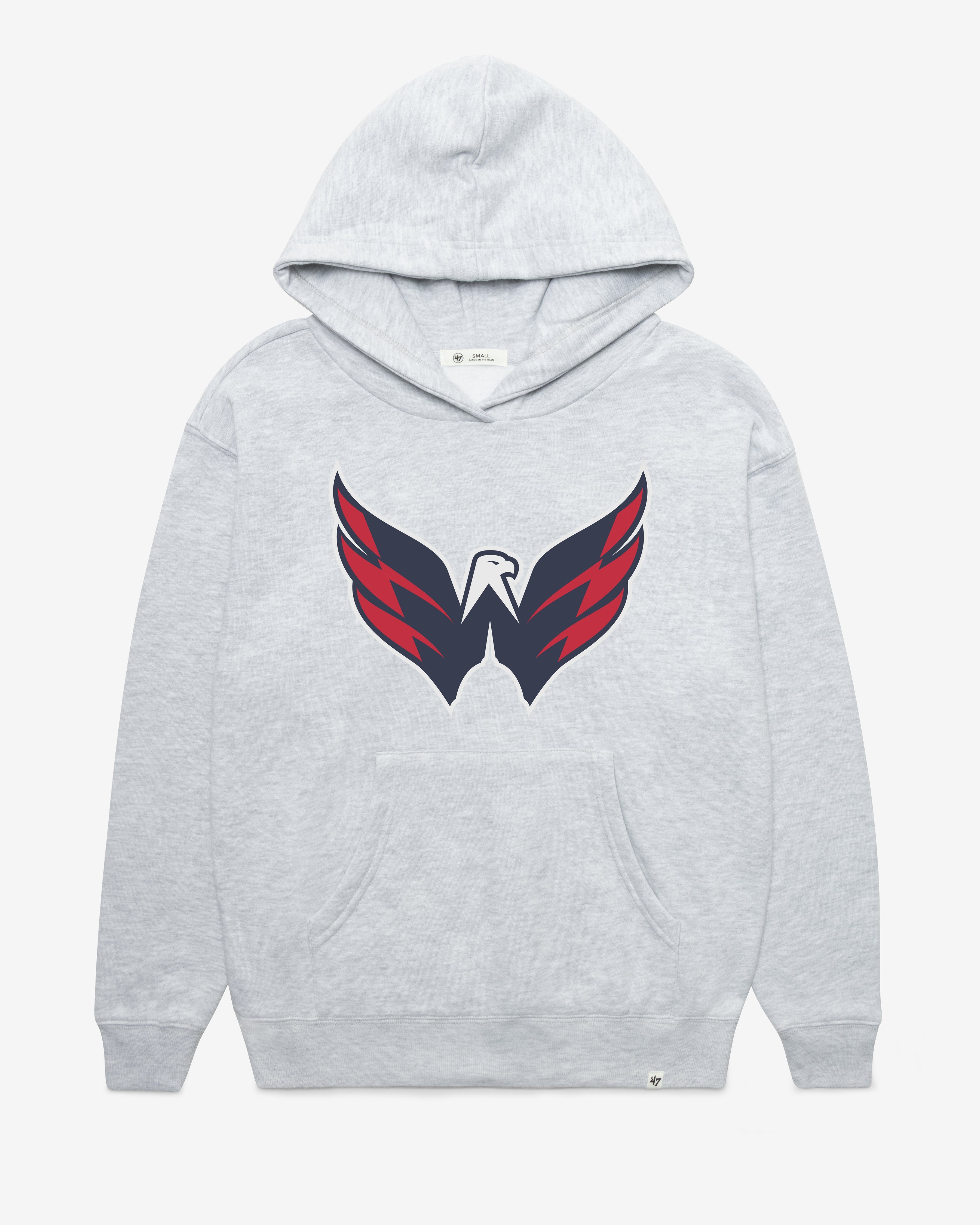 WASHINGTON CAPITALS IMPRINT '47 NAOMI HOOD WOMENS RELAY GREY