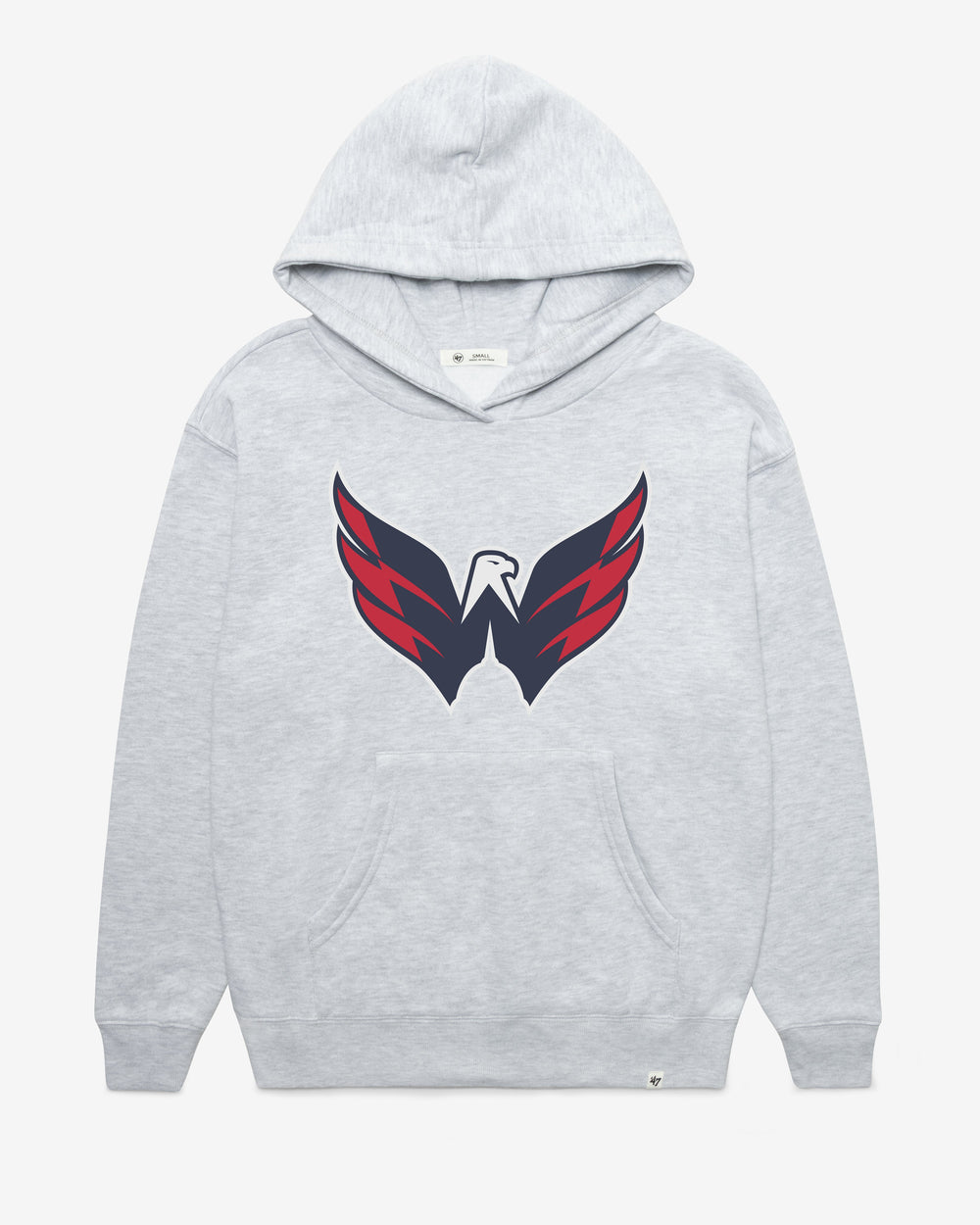 WASHINGTON CAPITALS IMPRINT '47 NAOMI HOOD WOMENS RELAY GREY