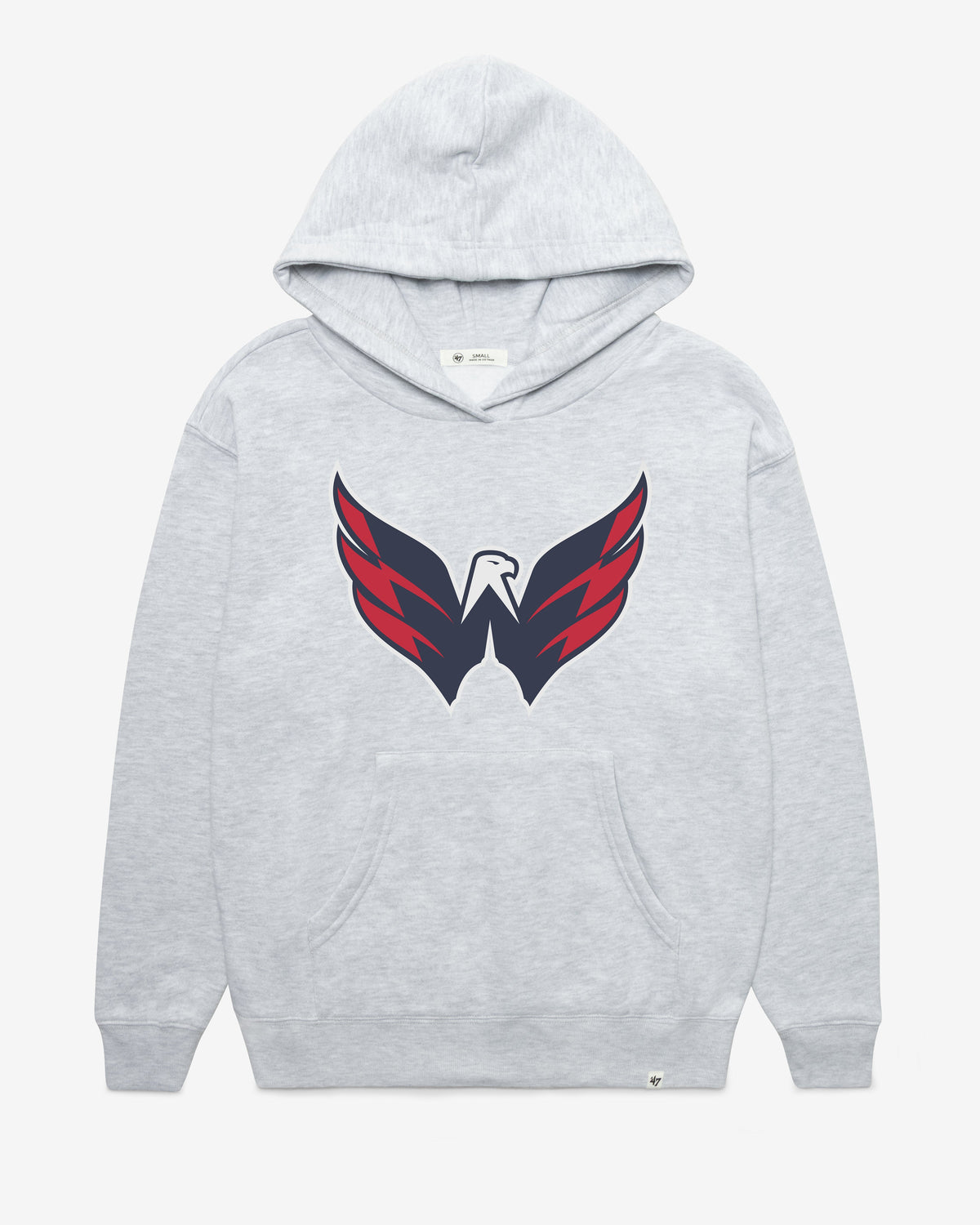 WASHINGTON CAPITALS IMPRINT '47 NAOMI HOOD WOMENS RELAY GREY